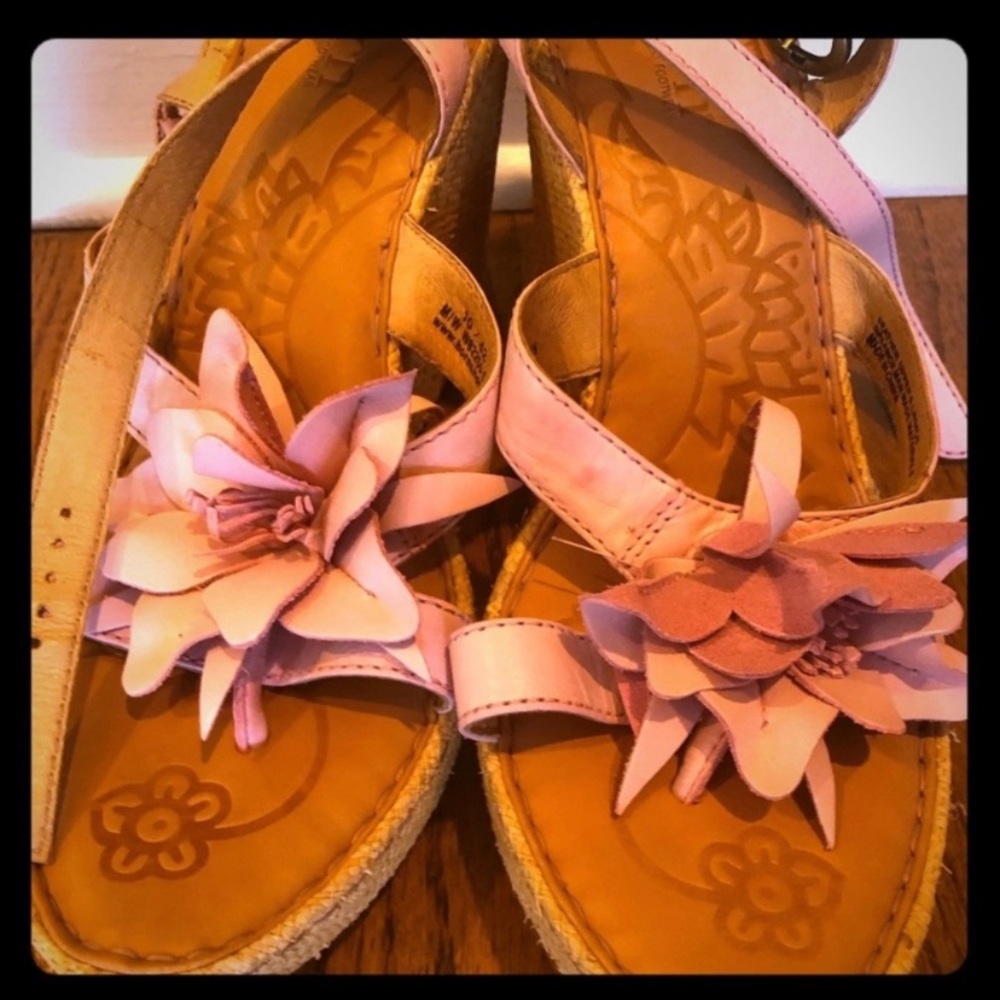Pink Börn Wedges